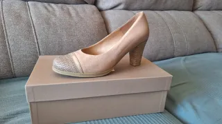 Zapatos de tacón Fosco beige/rosa
