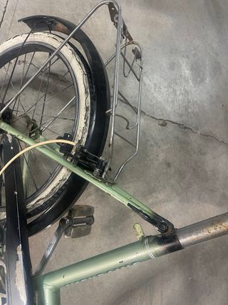 Bicicleta Plegable Universal Verde made in Polonia