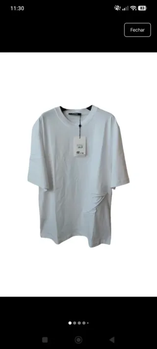 T-shirt Jacquemus Branca Tamanho M