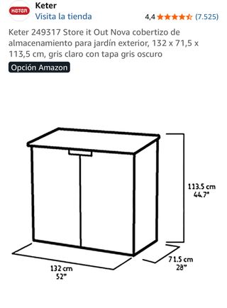Cobertizo Keter Store it Out Nova