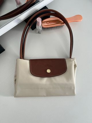 Bolso Longchamp Le Pliage Beige/Marrón