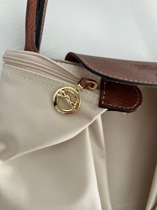 Bolso Longchamp Le Pliage Beige/Marrón
