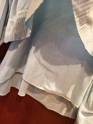 Conjunto azul  celeste 2 piezas Top + Jersey fino