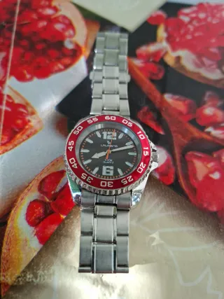 Orologio Laurens Uomo Rosso Argento