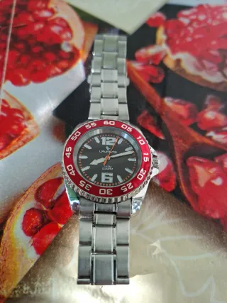 Orologio Laurens Uomo Rosso Argento