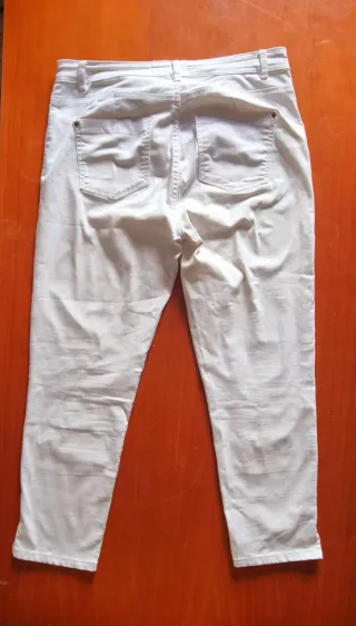 2 Pantalones Blancos Talle 44