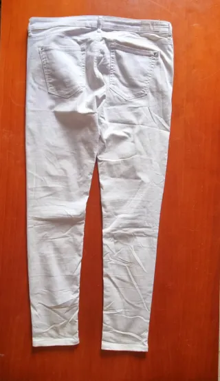 2 Pantalones Blancos Talle 44