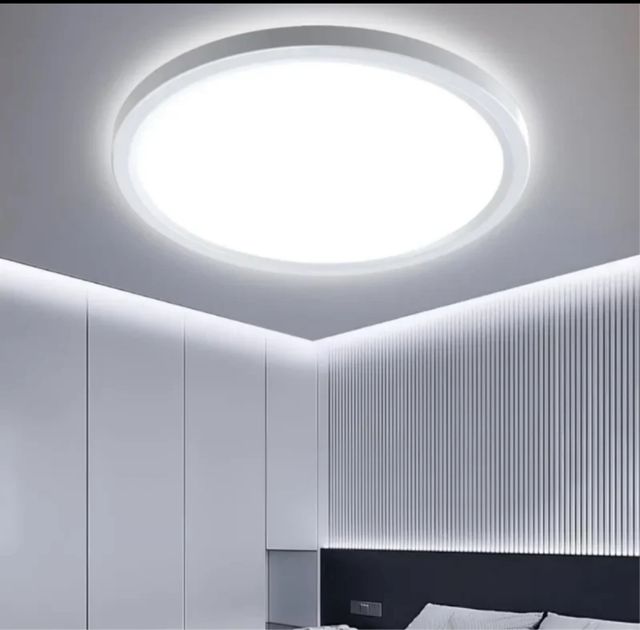 Plafón LED rotondo bianco