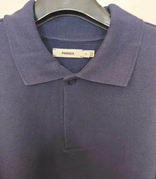 Polo Pangaia Azul Tamanho S