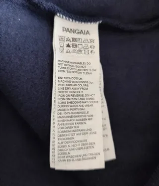 Polo Pangaia Azul Tamanho S