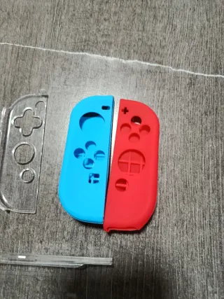 Set Accesorios Nintendo Switch carcasa funda silic