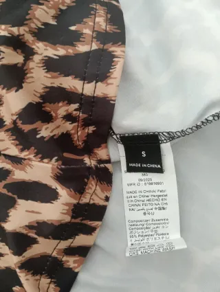 Camisola com padrão leopardo