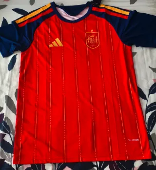 Camiseta España Azul y Roja