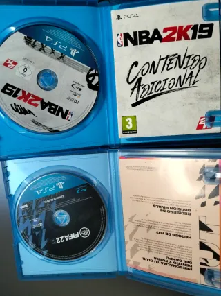 FIFA 22 + NBA 2K19 PS4