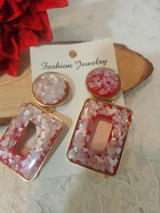 Conjunto Flamenca: Flor, peinecillos y Pendientes