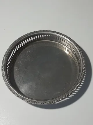 Vassoio vintage Warnecke in metallo