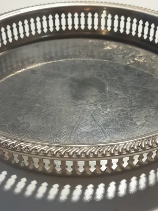 Vassoio vintage Warnecke in metallo