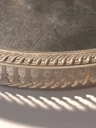 Vassoio vintage Warnecke in metallo