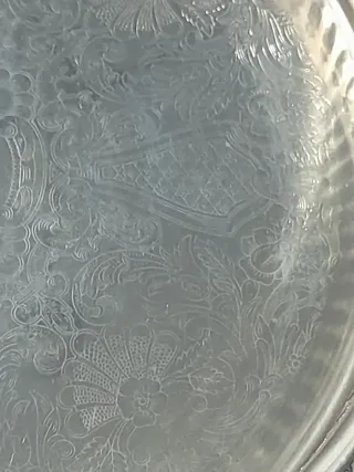 Vassoio vintage Warnecke in metallo