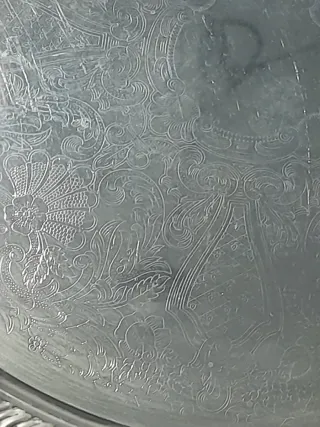 Vassoio vintage Warnecke in metallo