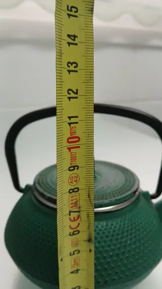 Tetera hierro verde sin usar 300 ml.