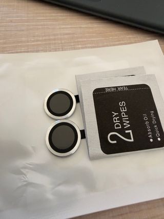 Protectores Cámara iPhone 14 Plata