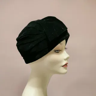 Sombrero Frances vintage  terciopelo años 30