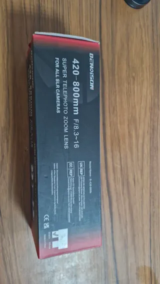 Teleobjetivo BENOISON 420-800mm f/8.3-16 para cáma