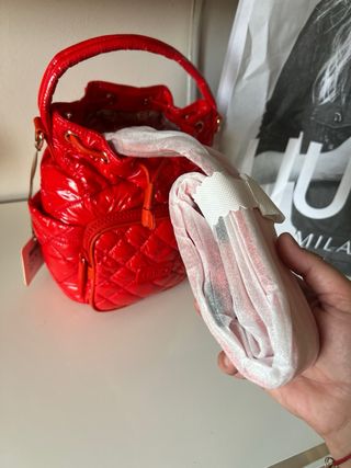 Liu Jo borsa a secchiello rossa