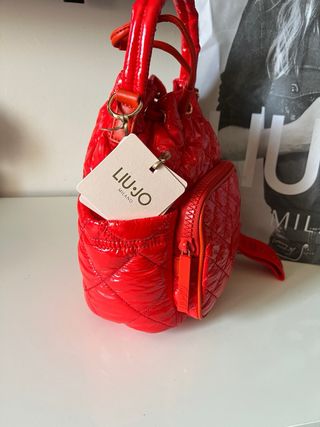 Liu Jo borsa a secchiello rossa