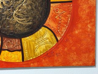 Cuadro Arte Tahino 100x70 cm