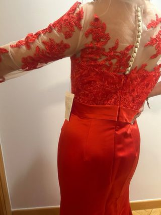 Vestido de fiesta rojo