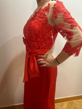Vestido de fiesta rojo