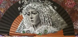 Abanicos pintados a mano