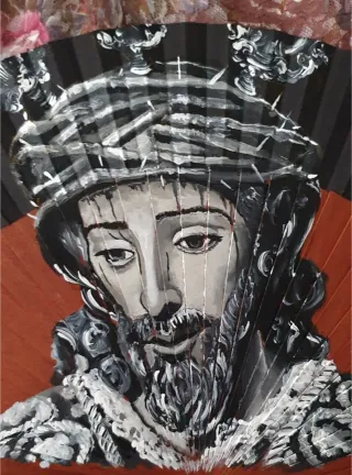 Abanicos pintados a mano