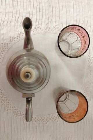 Teiera marocchina plccata argento