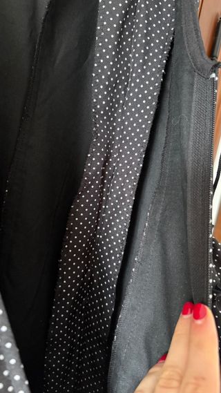 Vestido Flamenco Lunares Negro y Blanco