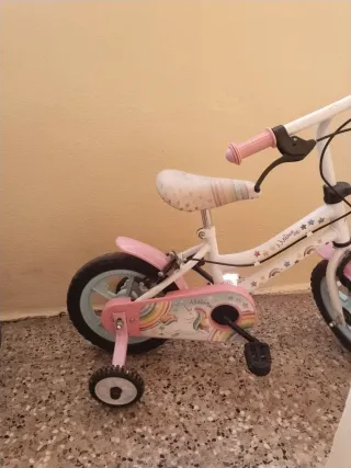 Bicicleta Unicornio Niña 2-5 Años Rosa