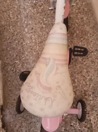 Bicicleta Unicornio Niña 2-5 Años Rosa