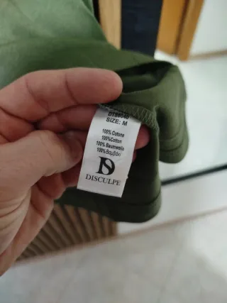 T-shirt DISCULPE verde oliva taglia m,l,XL,2xl,3xl