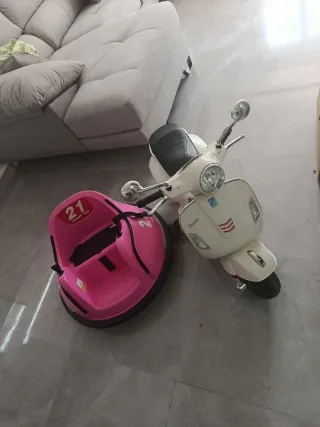 Moto Vespa Scooter Eléctrica Infantil