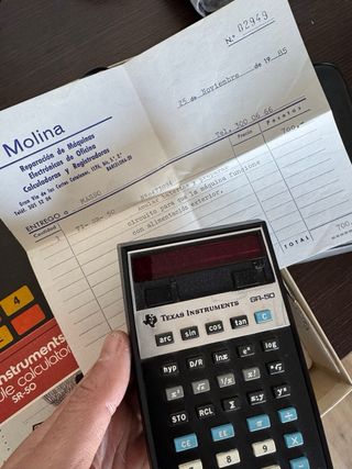 Calculadora Científica Texas Instruments SR-50