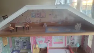 Casa de muñecas grande de madera