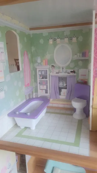 Casa de muñecas grande de madera