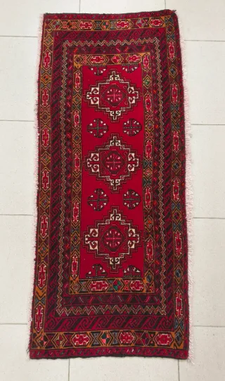 Tappeto Turkmen 107x47 cm lana