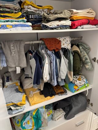 Ropero alto brillo blanco