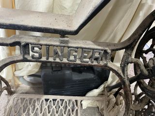 Máquina de zapatero Singer antigua