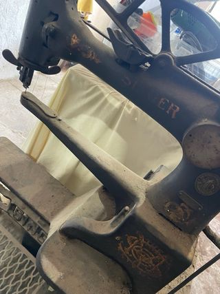 Máquina de zapatero Singer antigua