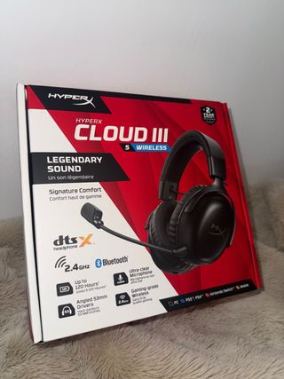 Cascos HyperX Cloud III S Wireless Gaming Headset