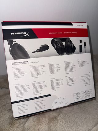 Cascos HyperX Cloud III S Wireless Gaming Headset